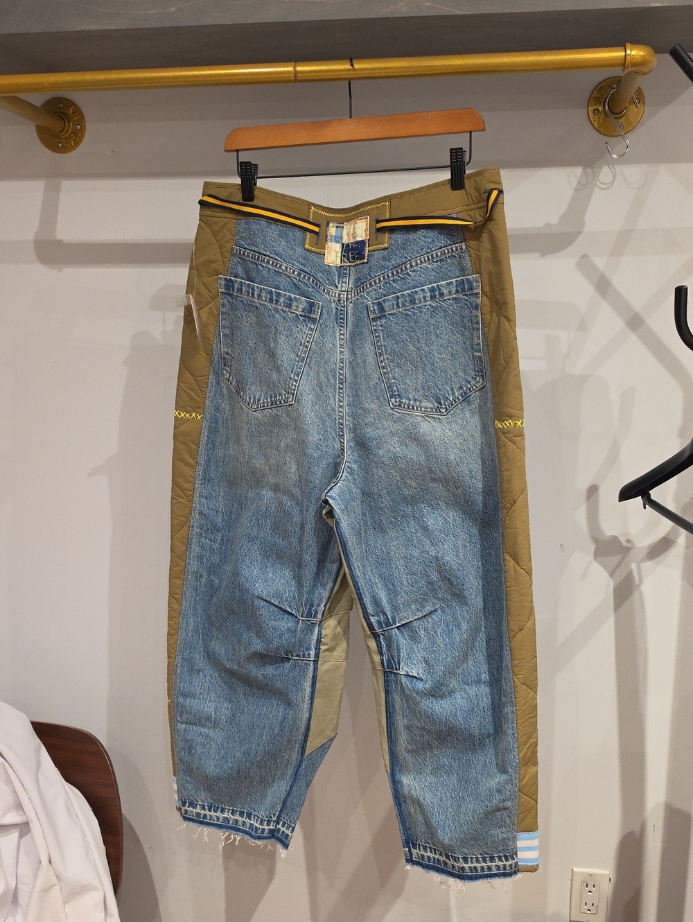 NWT "32" Free People Delton Piece Barrel Jean - Picture 12 of 12